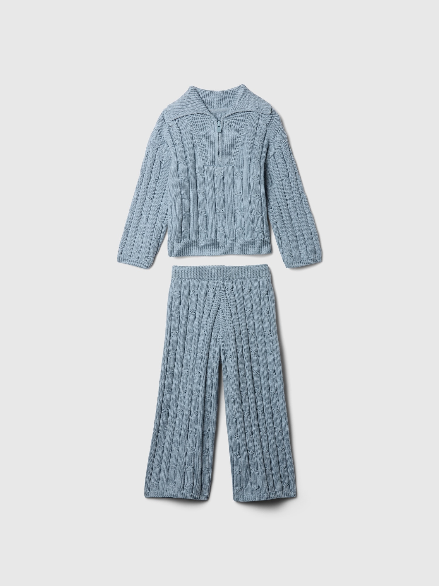 neutral knitted girls sweater