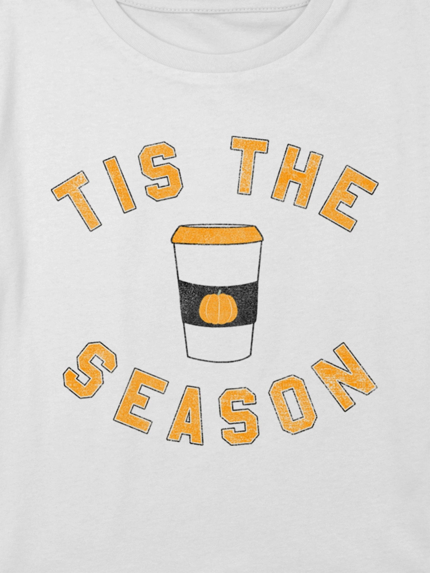 Kids Pumpkin Spice Season Graphic Boxy Crop Tee Gap
