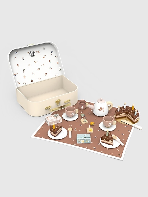 Image number 1 showing, Birthday Tea Set Toddler Toy