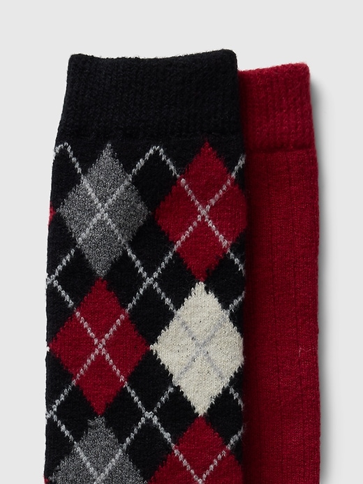 View large product image 2 of 2. CashSoft Dress Socks (2-Pack)