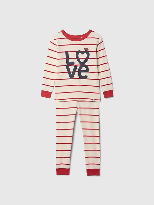 Image number 1 showing, Baby & Toddler Organic Brushed Cotton PJ Set
