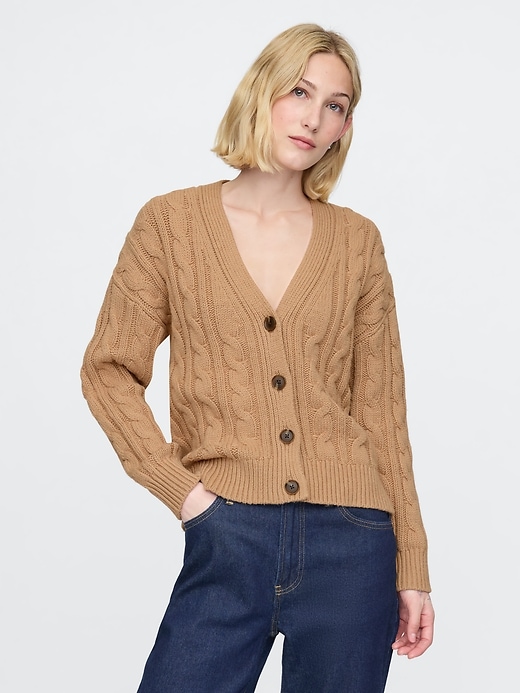 Oversized Cable-Knit Cardigan | Gap Oversized Cable-Knit Cardigan | Gap