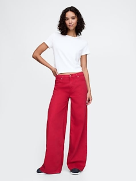 Mid Rise UltraSoft Baggy Jeans