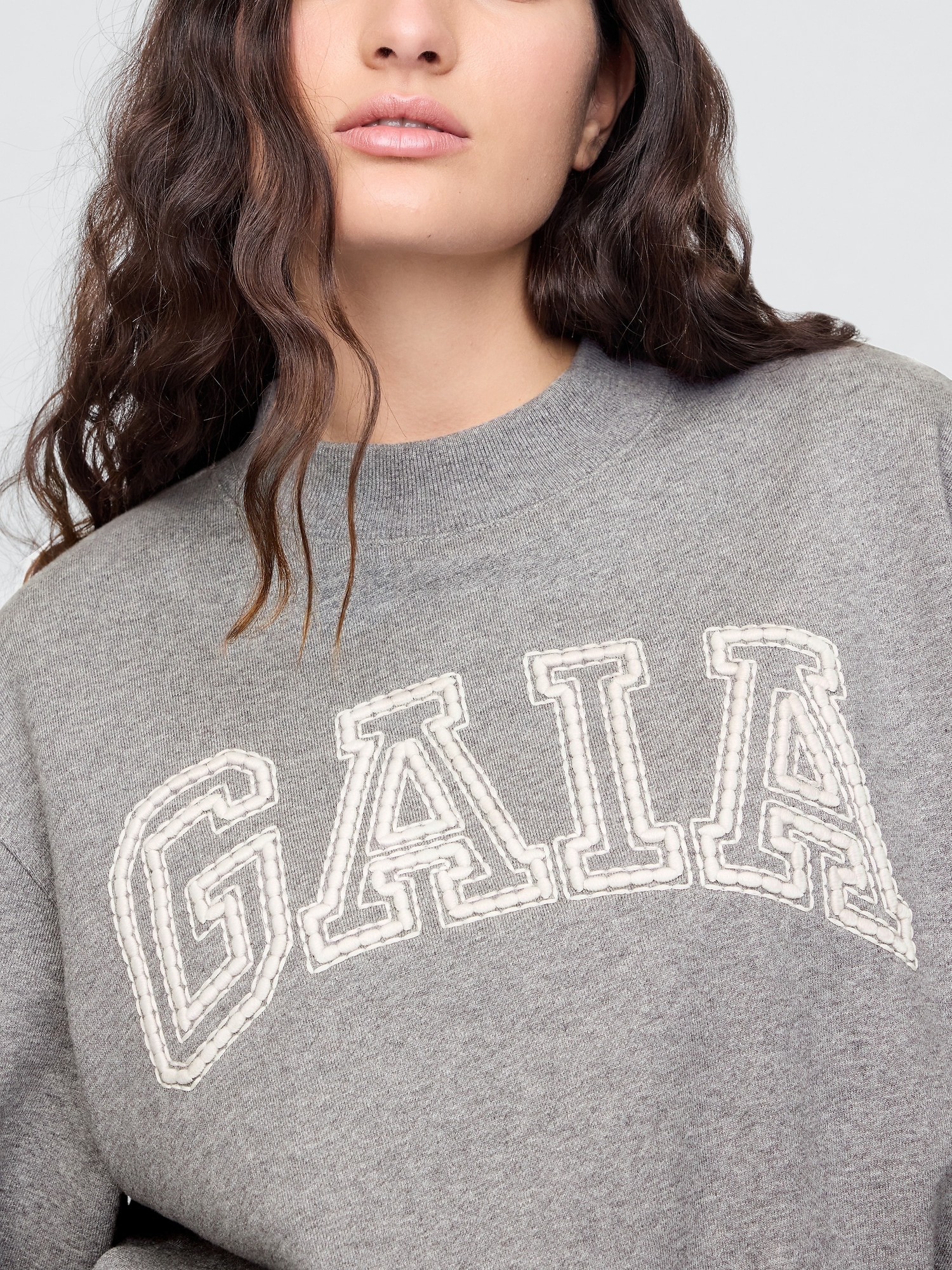 Gap x Cult Gaia Cropped Logo Sweatshirt Gap