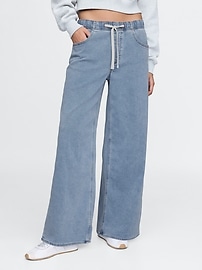 Mid Rise UltraSoft Easy Baggy Jeans | Gap