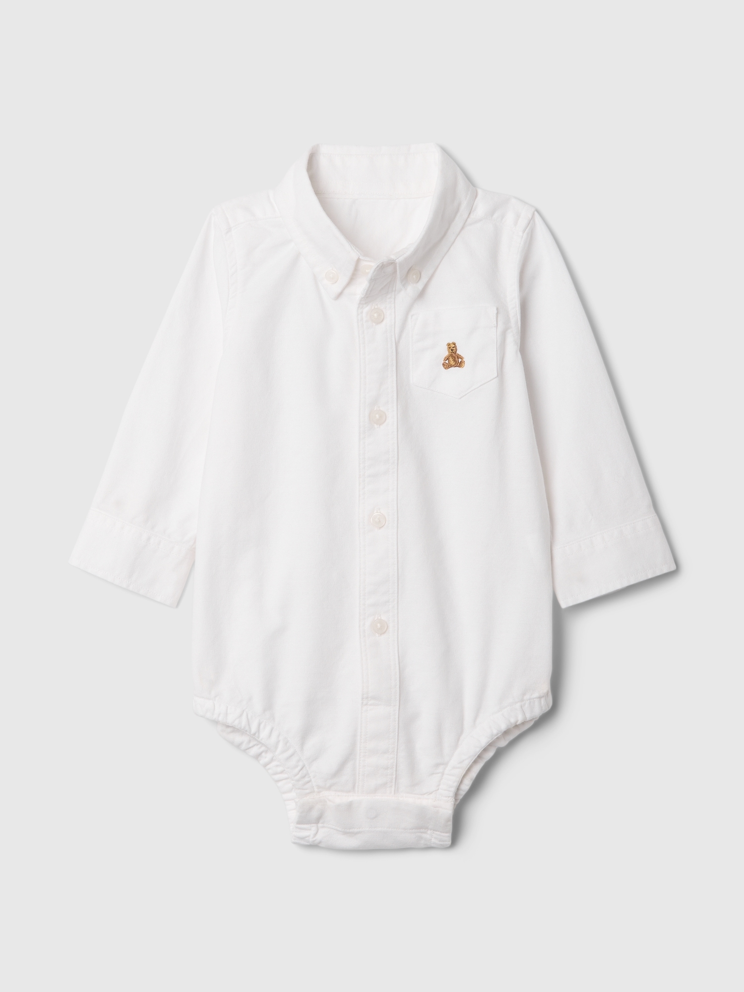 Baby First Favorites Oxford Bodysuit Gap
