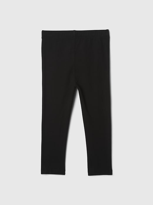 2 of 8 showing, with the color true black of product Toddler Leggings In Stretch Jersey