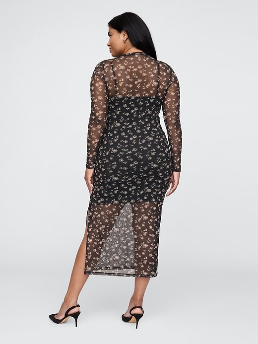 Image number 6 showing, Mesh Midi Dress