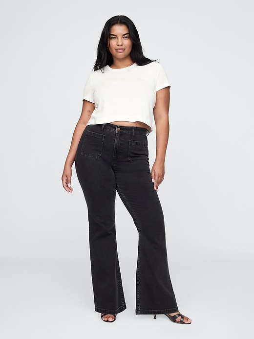 Image number 5 showing, Curvy High Rise '70s Flare Jeans