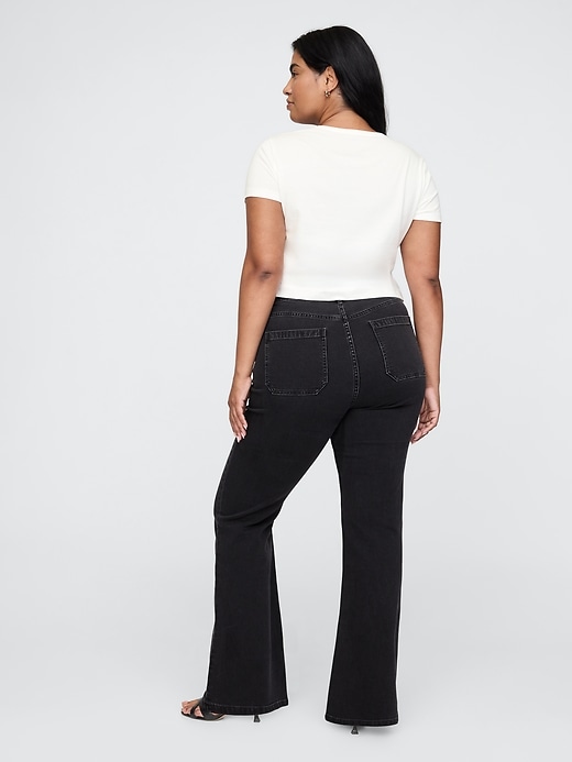 Image number 6 showing, Curvy High Rise '70s Flare Jeans