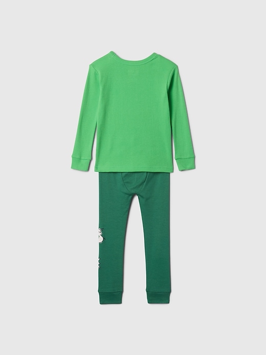 Image number 2 showing, Baby & Toddler Marvel Organic Brushed Cotton PJ Set