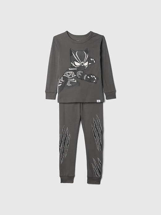 Image number 1 showing, Baby & Toddler Marvel Organic Brushed Cotton PJ Set