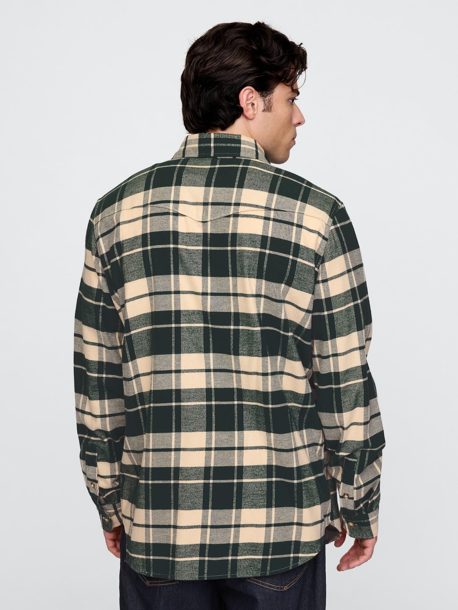Organic Cotton Flannel Western Shirt | Gap Organic Cotton Flannel Western Shirt | Gap