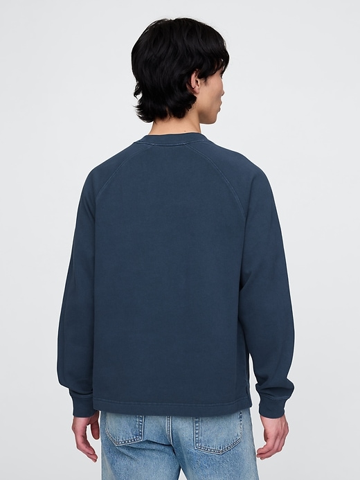2 of 8 showing, with the color constellation blue of product Heavyweight Mockneck T-Shirt