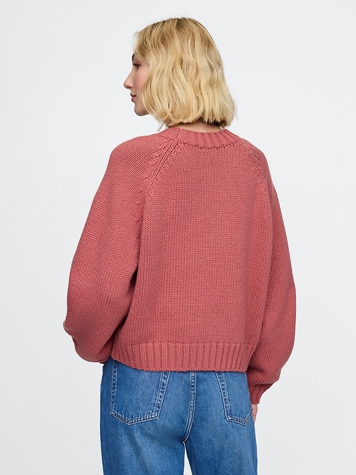 Image number 2 showing, Relaxed Balloon-Sleeve Sweater