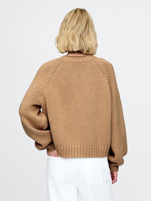 Image number 2 showing, Relaxed Balloon-Sleeve Sweater