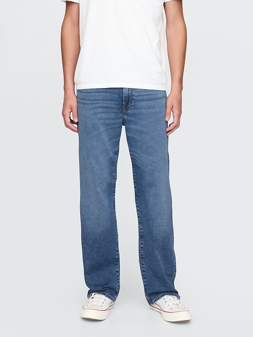 Image number 2 showing, Knit '90s Loose Jeans