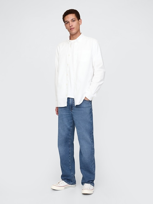 Image number 1 showing, Knit '90s Loose Jeans