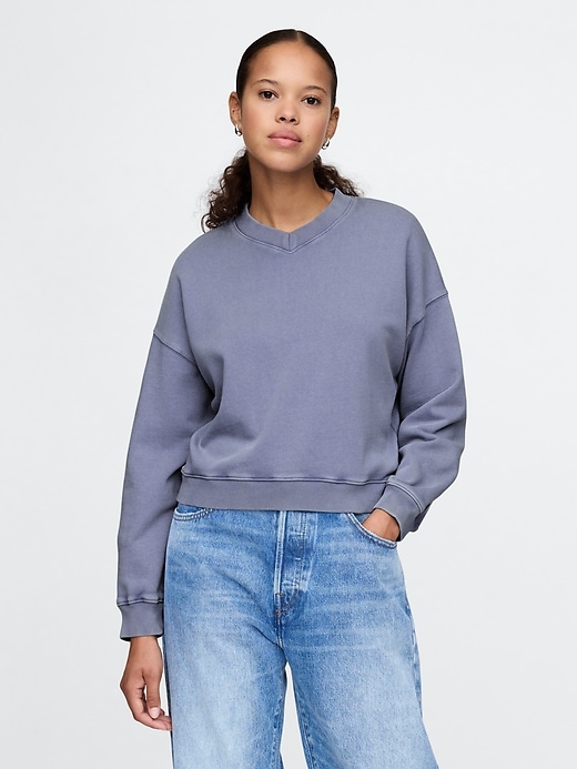 Image number 1 showing, Heavyweight French Terry Oversized Sweatshirt