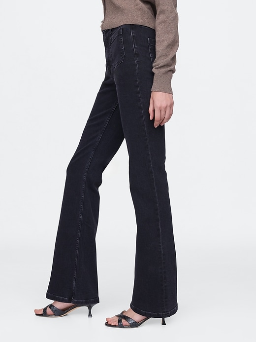 Image number 3 showing, High Rise '70s Flare Jeans