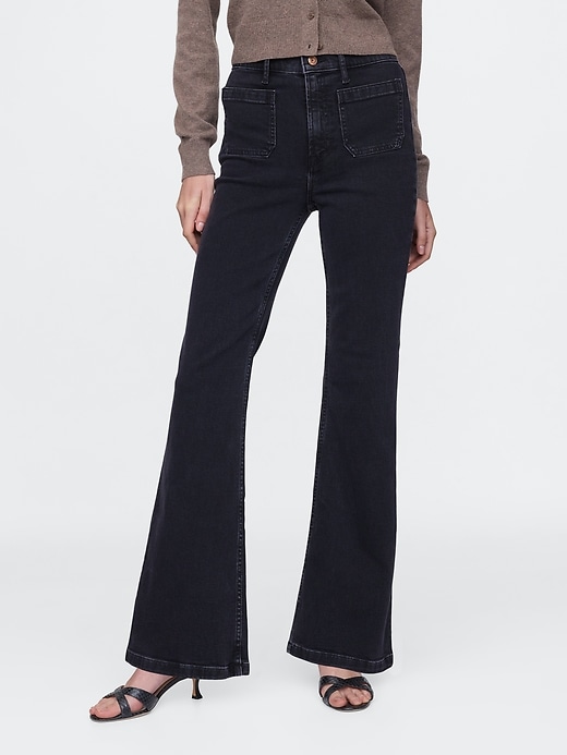 Image number 2 showing, High Rise '70s Flare Jeans