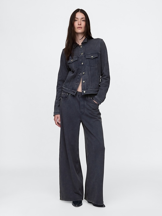 Image number 3 showing, Heavyweight French Terry Icon Denim Jacket