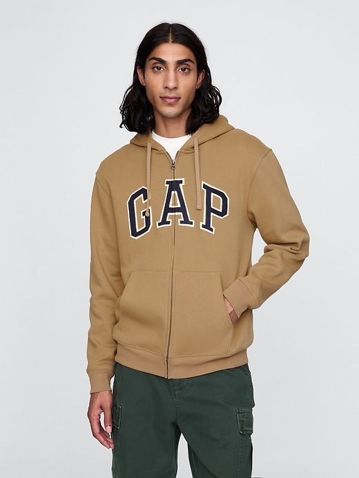 Image number 1 showing, VintageSoft Arch Logo Full-Zip Hoodie