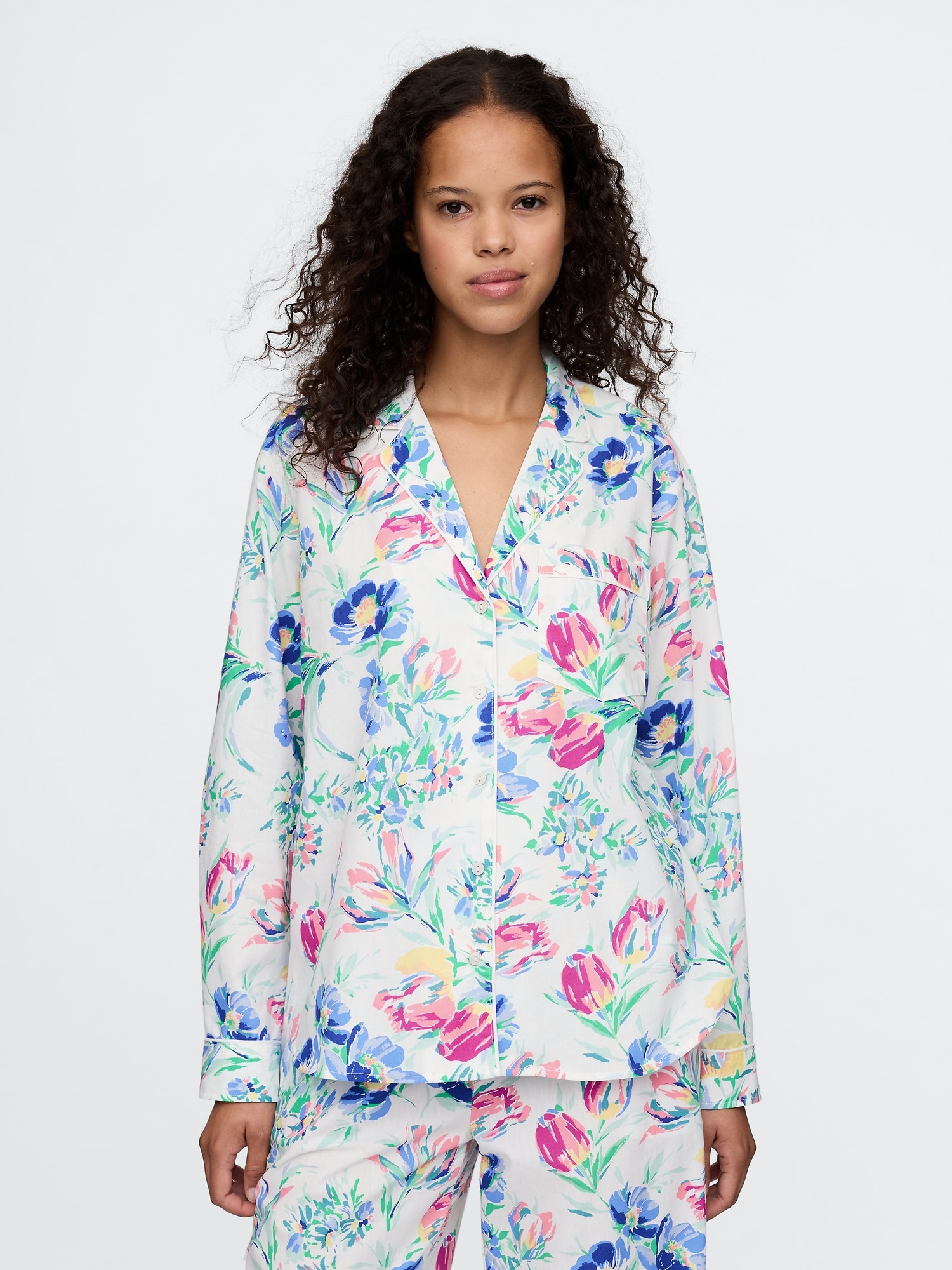 Poplin PJ Shirt - Multi