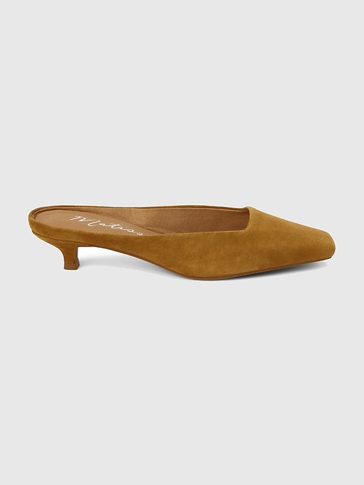 1 of 8 showing, with the color Brown of product Classy Heeled Mule