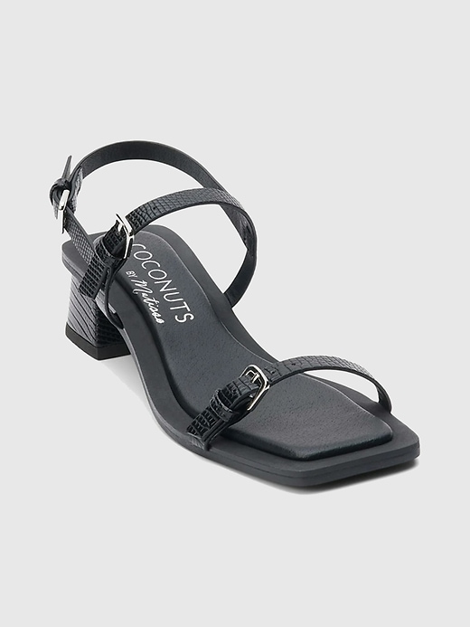 2 of 8 showing, with the color Black of product Maya Heeled Sandal