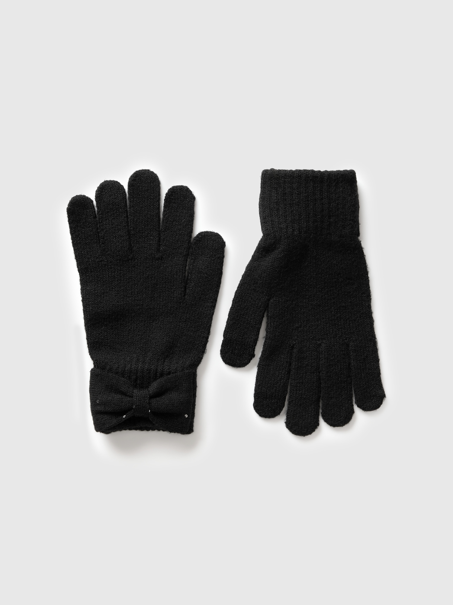 Kids Sparkle Bow Gloves
