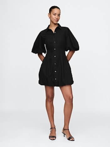 Bubble Mini Shirtdress