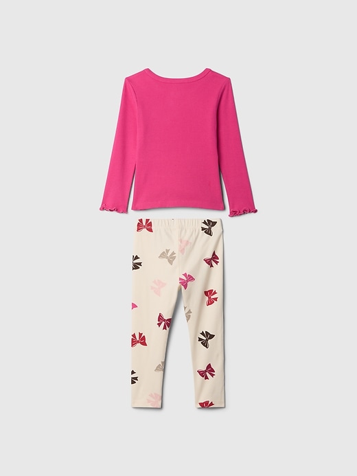 Image number 2 showing, Baby & Toddler Mix & Match Bow Outfit Set
