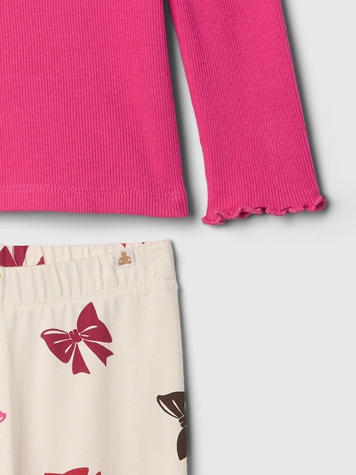Image number 3 showing, Baby & Toddler Mix & Match Bow Outfit Set