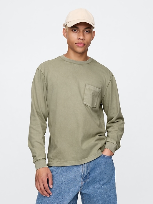 Image number 1 showing, Heavyweight Pocket T-Shirt