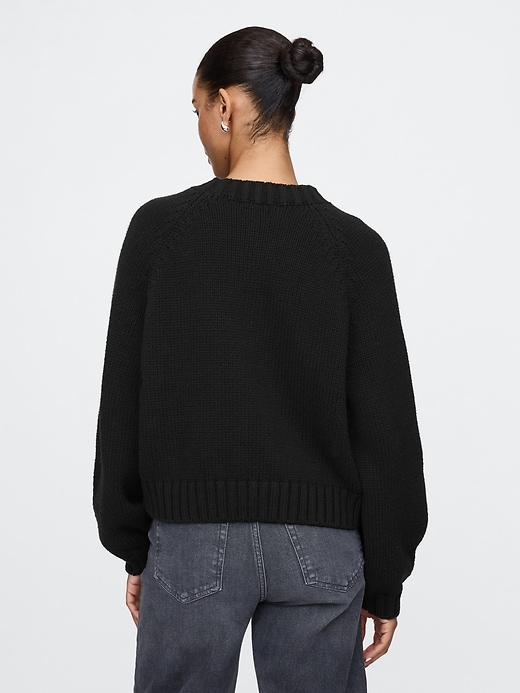 Image number 2 showing, Relaxed Balloon-Sleeve Sweater