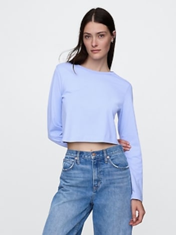 Organic Cotton VintageSoft Crop T-Shirt