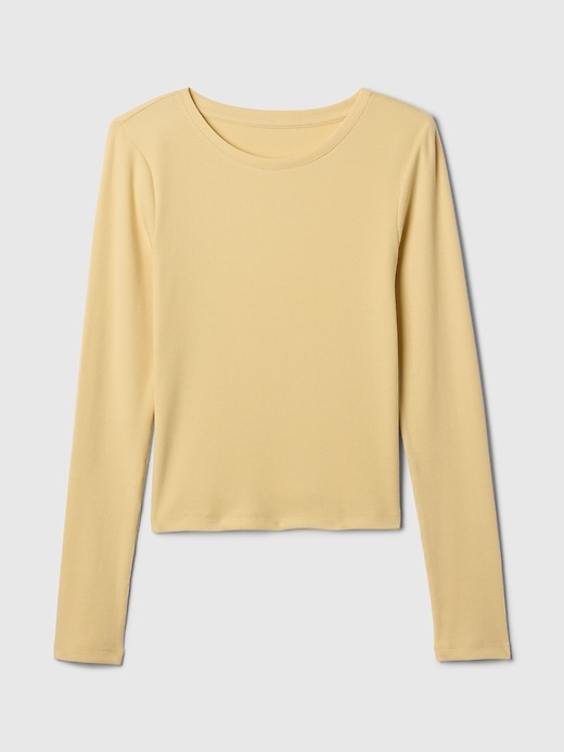 Image number 4 showing, Modern Rib Cropped T-Shirt