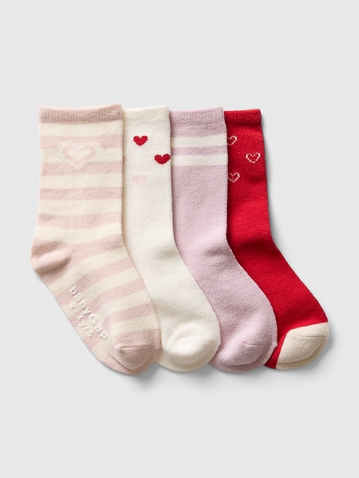 View large product image 1 of 1. Baby & Toddler Crew Socks (4-Pack)