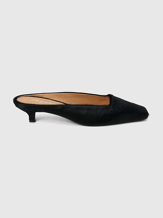 1 of 8 showing, with the color Black of product Classy Heeled Mule