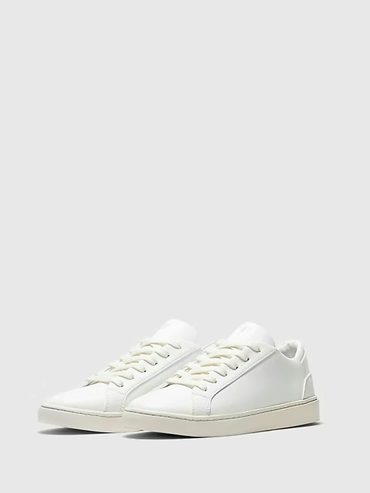 2 of 8 showing, with the color White of product Thousand Fell Mens Lace Up Sneaker