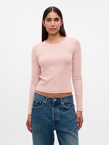 Modern Rib Crop T-Shirt