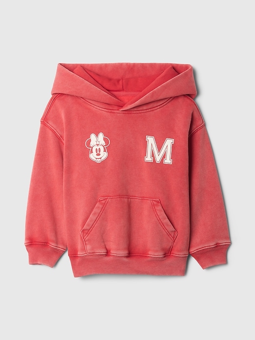 1 of 8 showing, with the color modern red of product Gap × Disney Baby & Toddler VintageSoft Hoodie