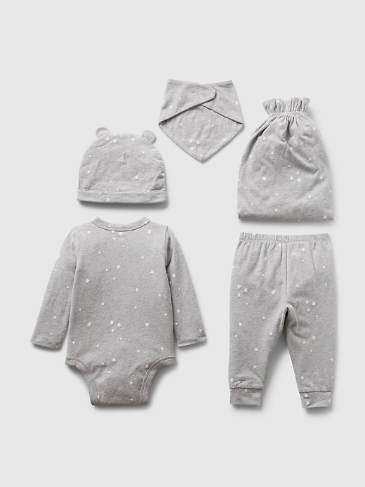 Image number 2 showing, Baby Organic Cotton 5-Piece Gift Set