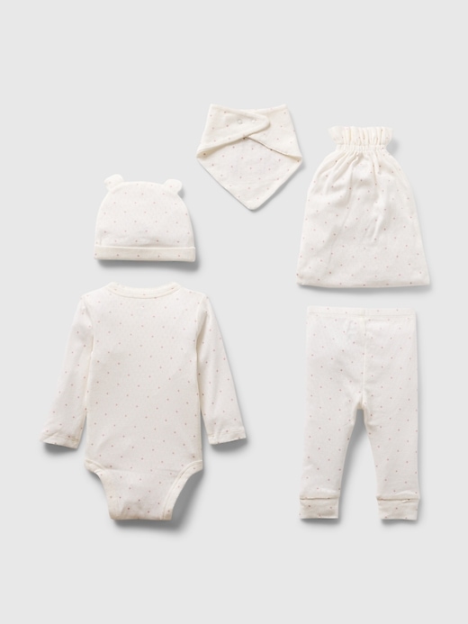 Image number 2 showing, Baby Organic Cotton 5-Piece Gift Set