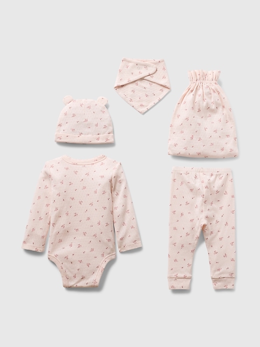 Image number 2 showing, Baby Organic Cotton 5-Piece Gift Set