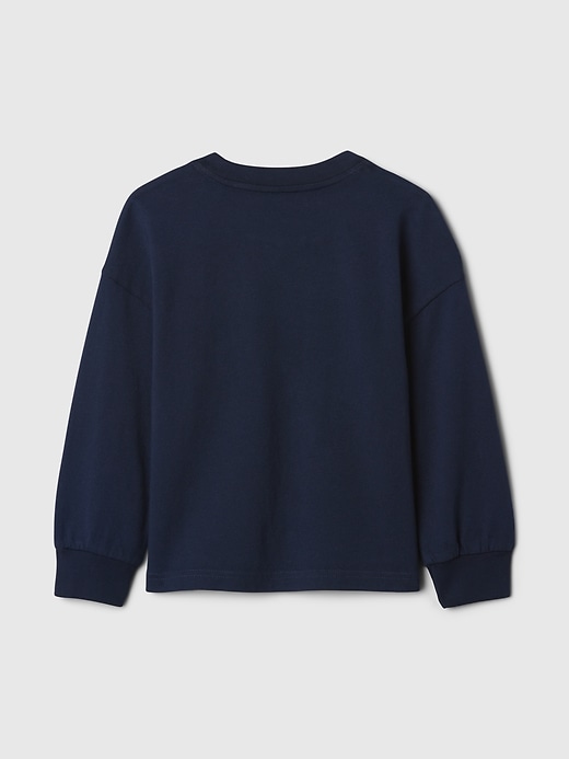 2 of 8 showing, with the color Tapestry navy blue of product Baby & Toddler Heavyweight T-Shirt
