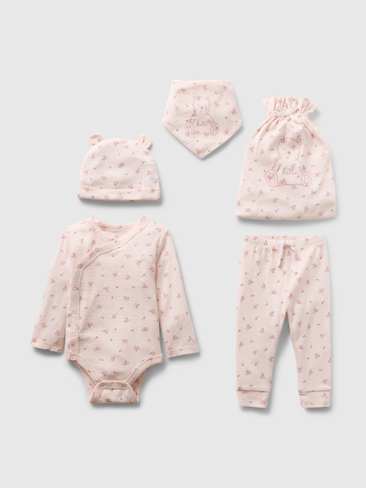 Baby Organic Cotton 5-Piece Gift Set