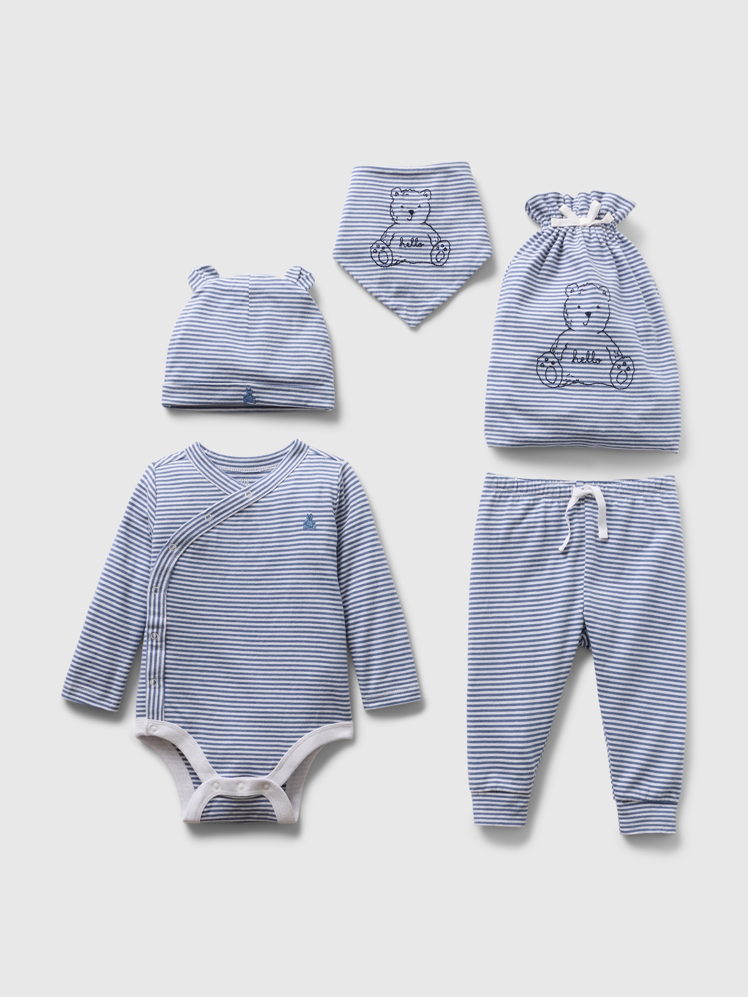 Baby Organic Cotton 5-Piece Gift Set
