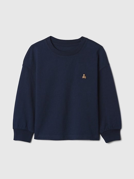 1 of 8 showing, with the color Tapestry navy blue of product Baby & Toddler Heavyweight T-Shirt